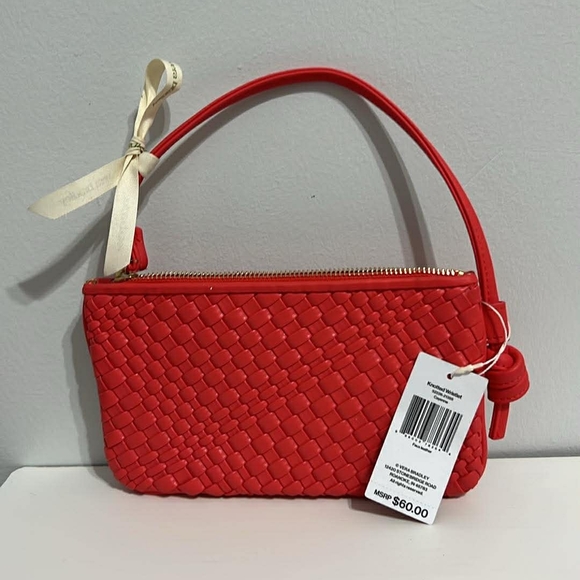 Vera Bradley Red Woven Clutch - Picture 3 of 5